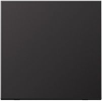 Лицевая панель Jung LS990 metal для 1-кл. выключателя алюминий темный  картинка